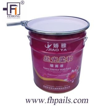 20L kovová nádoba s víkem