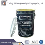 5 gallonů ocelových nádob s víkem pro chemikálie, barva