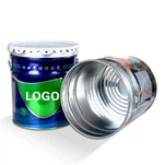 15litrový kulatý kovový železný pozinkovaný kbelík pro skladování tuku