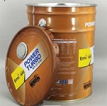 Pocínované 20L kovové vědro s odnímatelným víkem na květinové očko